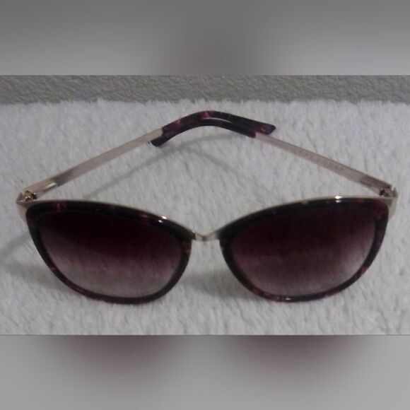 Elegant Kay Unger K629 Sunglasses - Pink & Tortoise - Picture 3 of 6